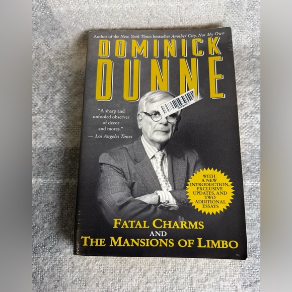 Dominic Dunne Other - Dominick Dunne Fatal Charms and The Mansions of Limbo Softcover Book